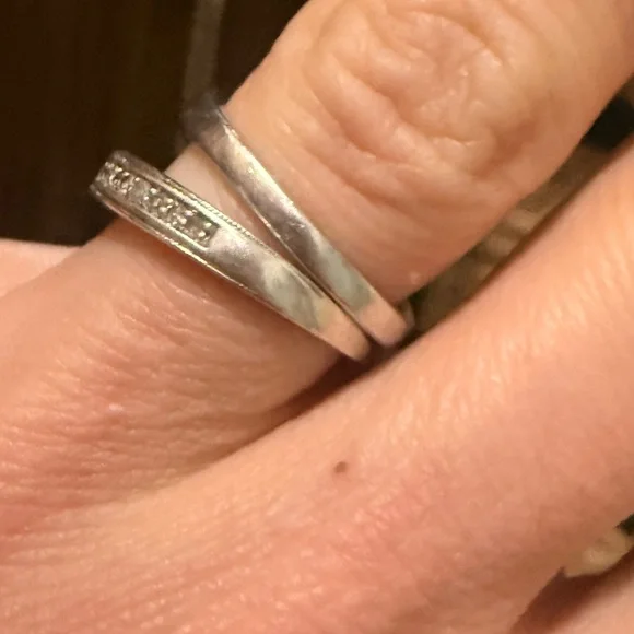 Vintage style, Amethyst & Genuine Diamond Filigree ring sz7 (Has Video) - Picture 12 of 17